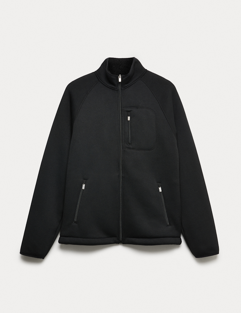 Zip Up Funnel Neck Fleece