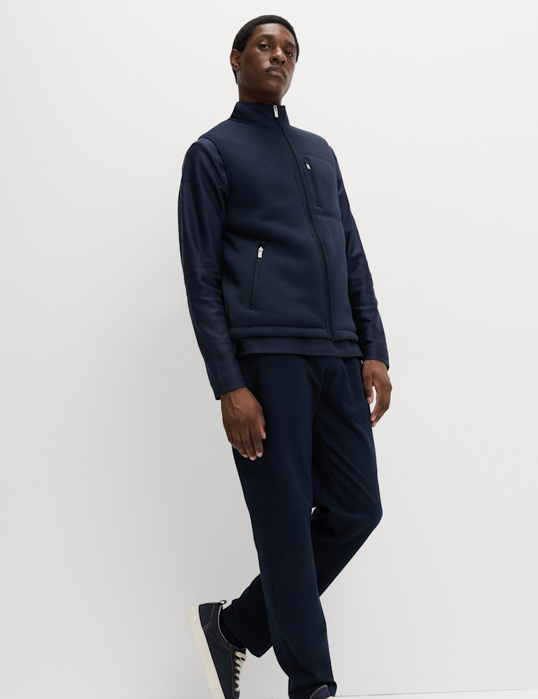 Fleece Lined Funnel Neck Gilet