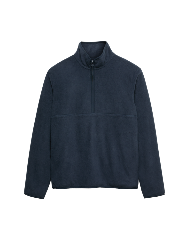 Half Zip Textured Fleece