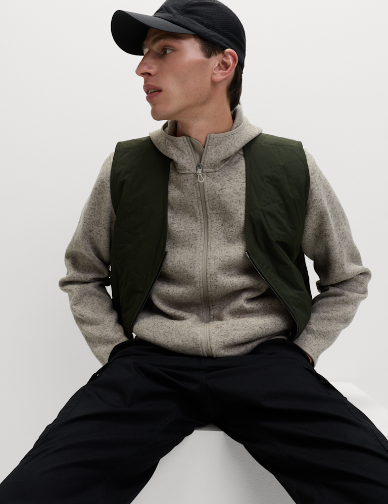 Tech Lightweight Knit Mix Hood