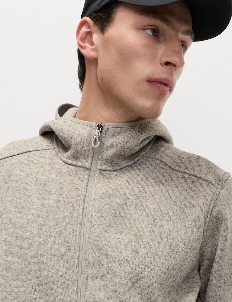 Tech Lightweight Knit Mix Hood