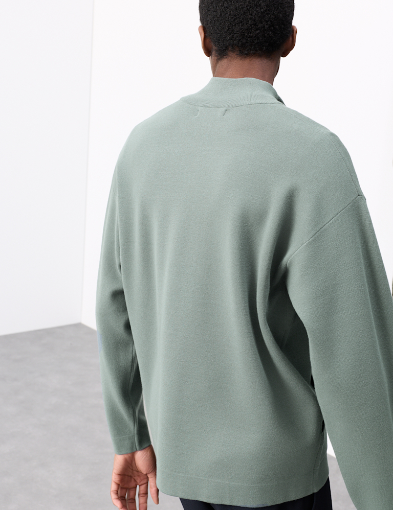 Milano Stitch Half Zip Jumper