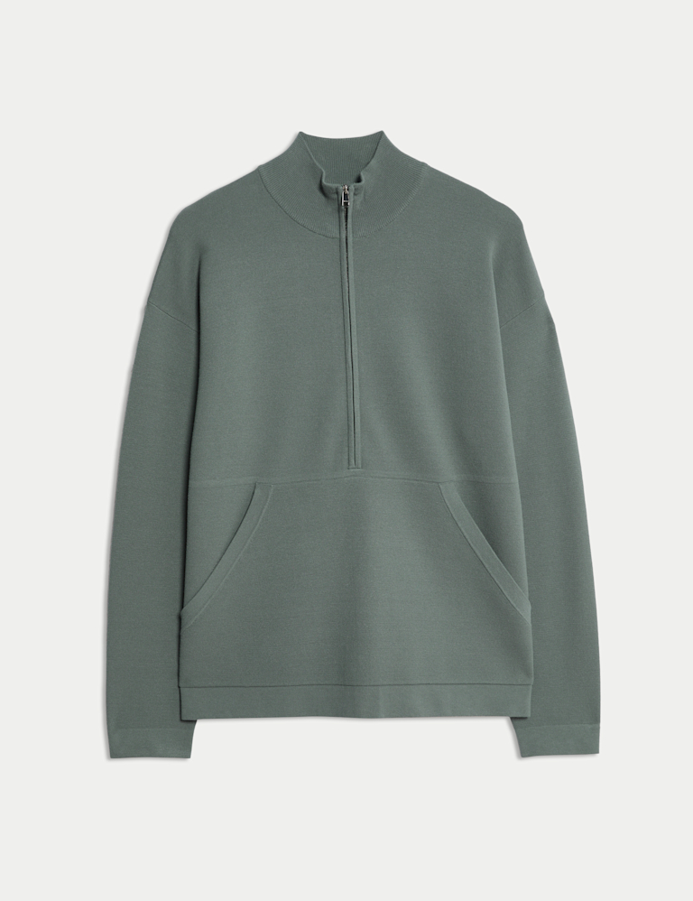Milano Stitch Half Zip Jumper