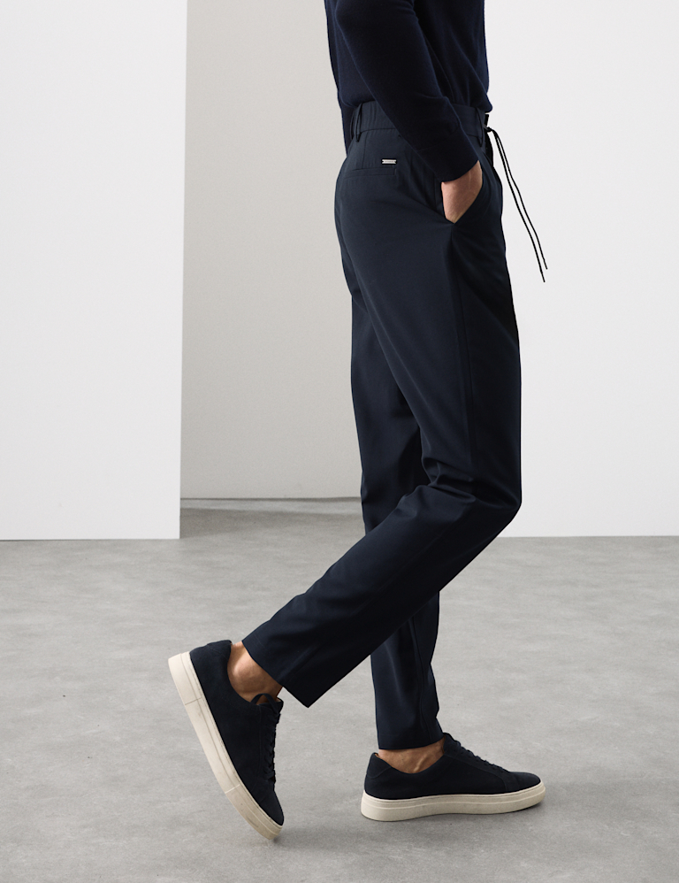 Wool Blend Performance Trousers