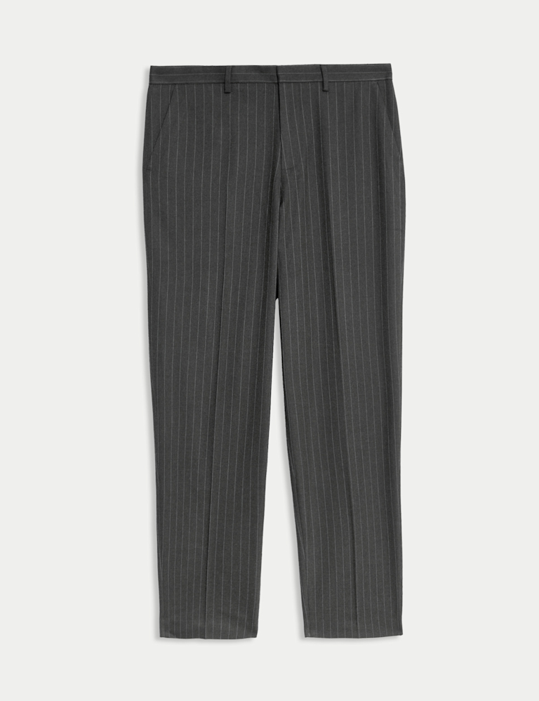 Slim Fit Pinstripe Trousers