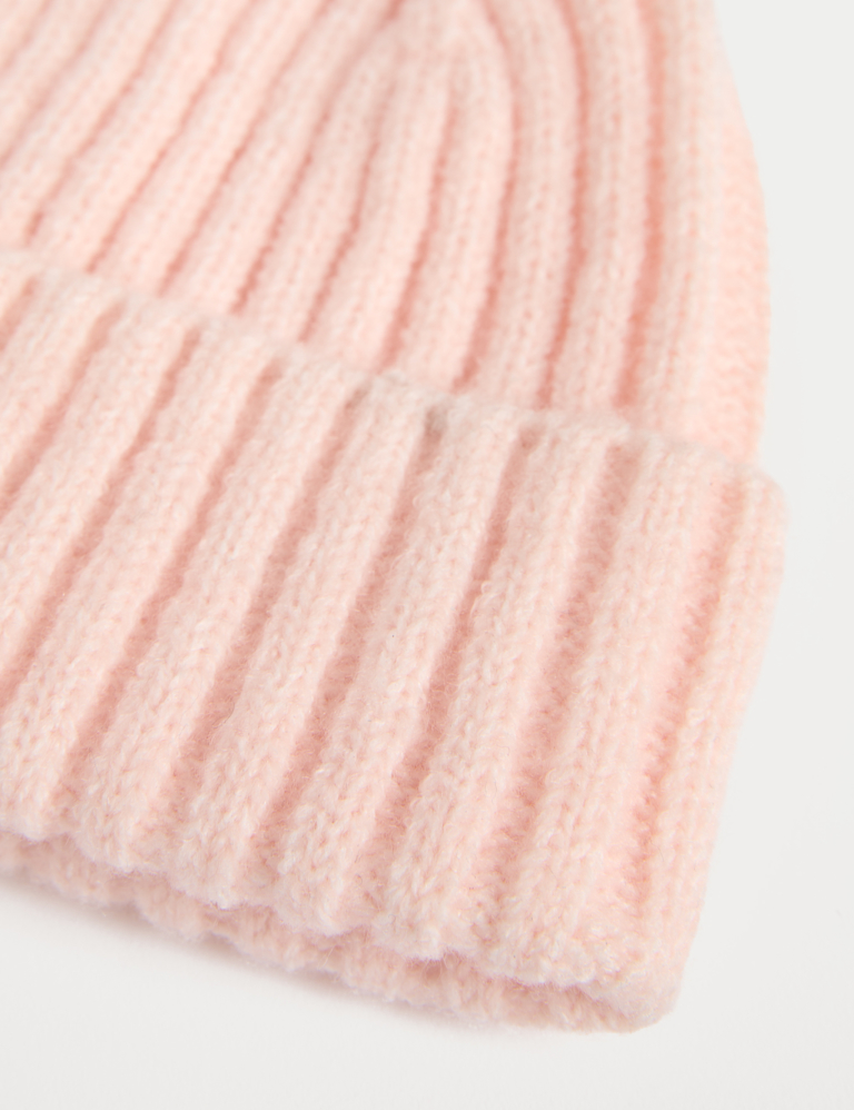 Kids’ Knitted Ribbed Beanie Hat (0-13 Yrs)