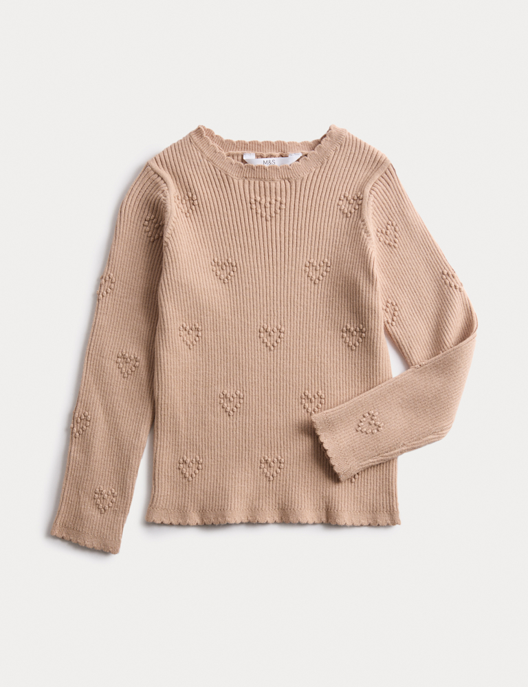 Heart Knitted Top (2-8 Yrs)