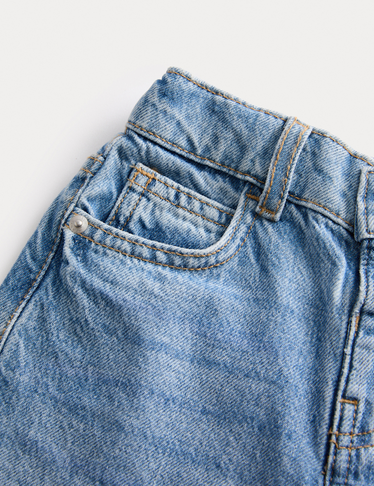Barrel Leg Denim Jeans (2-10 Yrs)