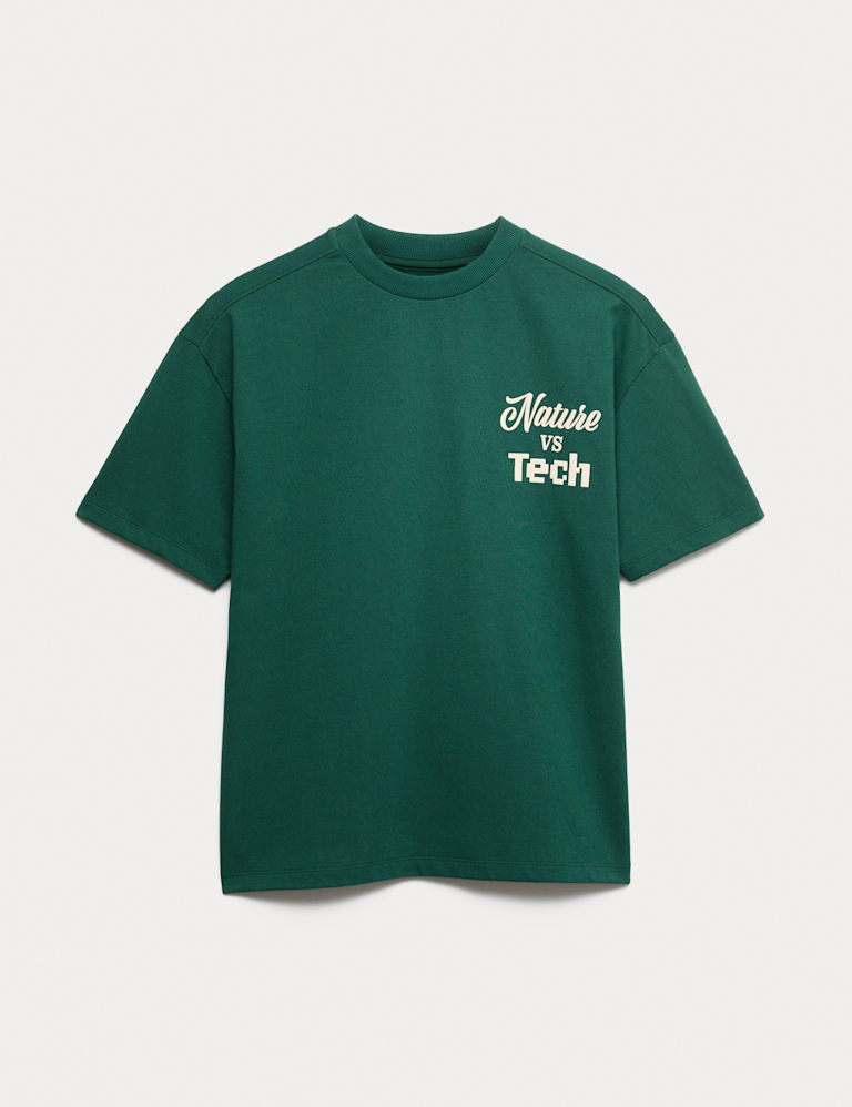 Pure Cotton Nature Thrives Graphic T-Shirt (6-16 Yrs)