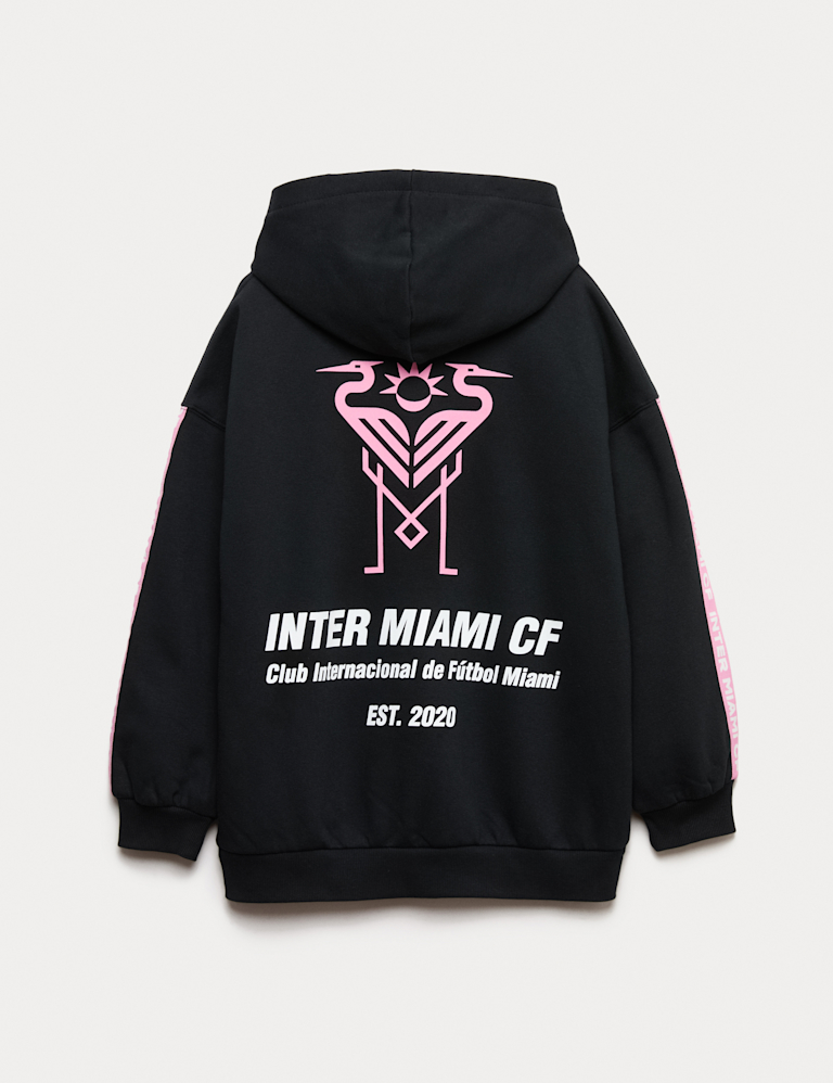 Cotton Rich Inter Miami Graphic Hoodie (6-16 Yrs)