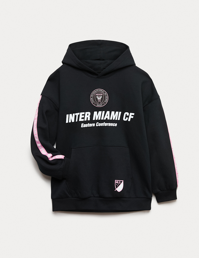 Cotton Rich Inter Miami Graphic Hoodie (6-16 Yrs) Cotton Rich Inter Miami Graphic Hoodie (6-16 Yrs)