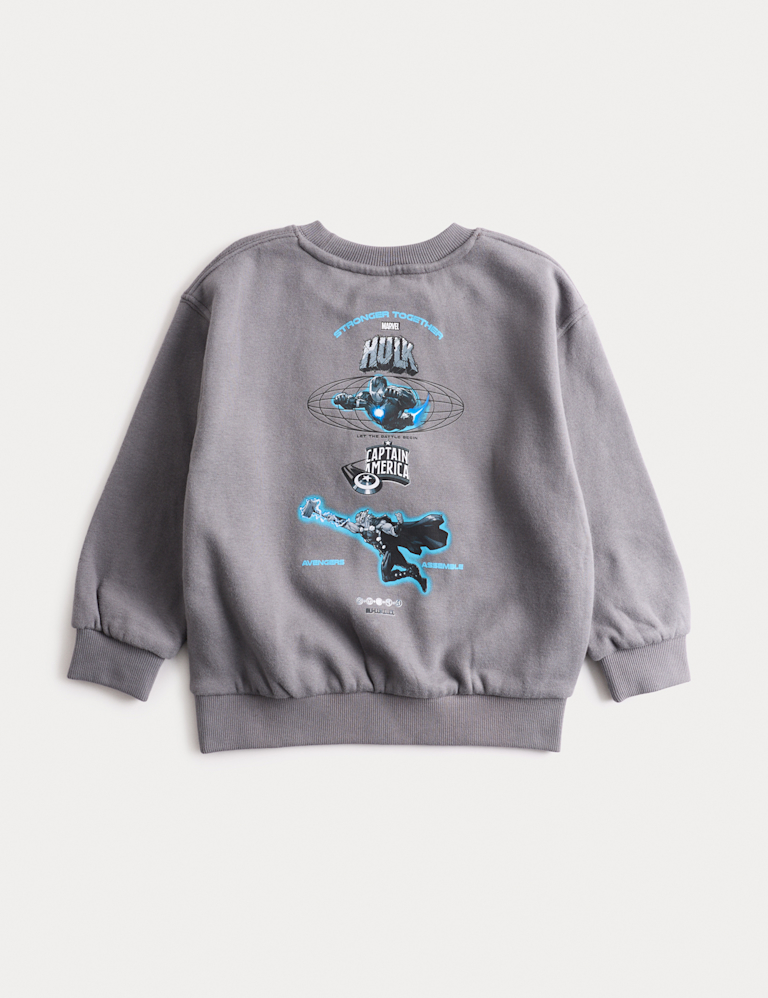 Cotton Rich Avengers™ Sweatshirt (2-8 Yrs)