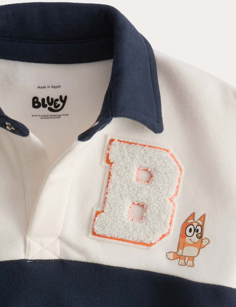 Cotton Rich Bluey™ Rugby Shirt (2-8 Yrs)