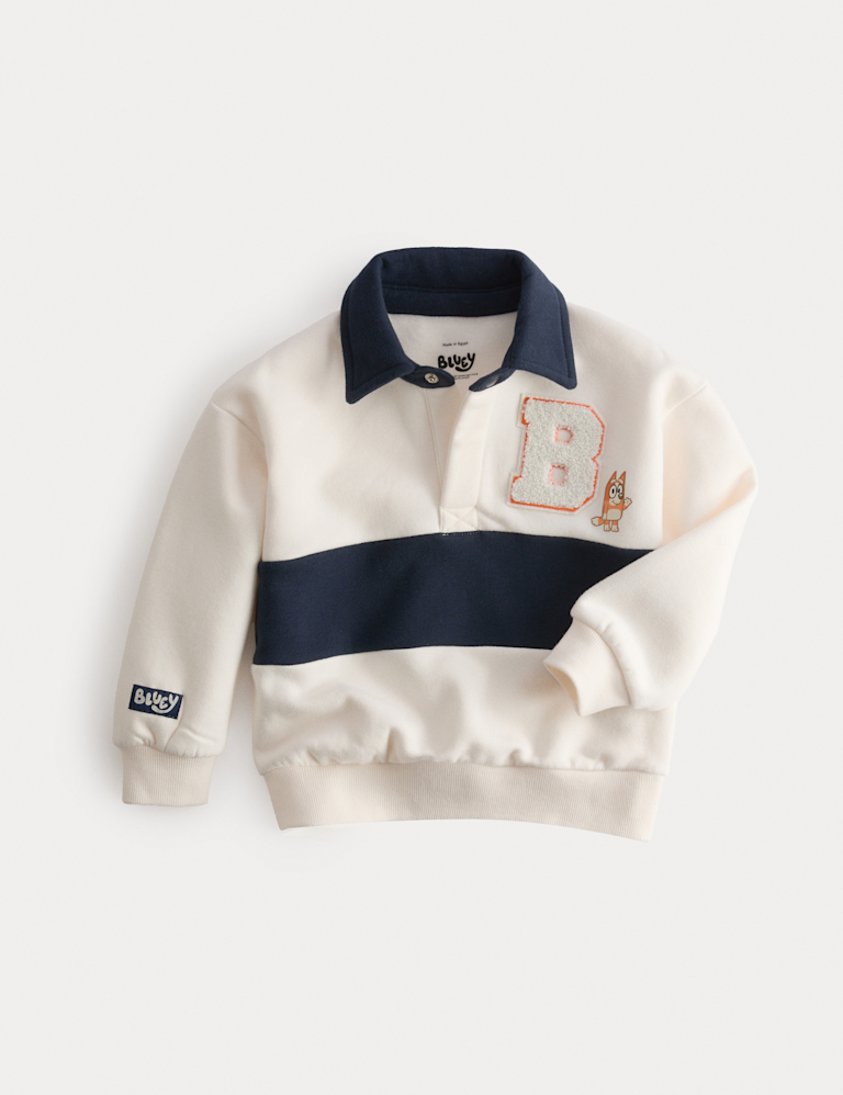 Cotton Rich Bluey™ Rugby Shirt (2-8 Yrs)