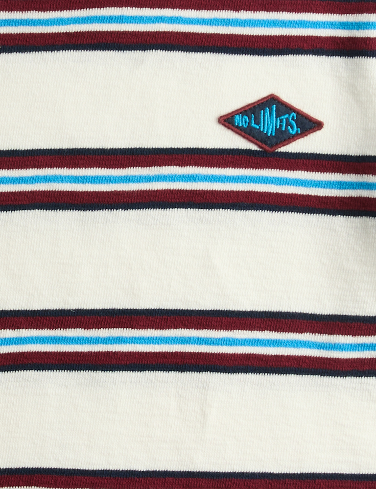 Pure Cotton Textured Striped Long Sleeve Top (2-8 Yrs)