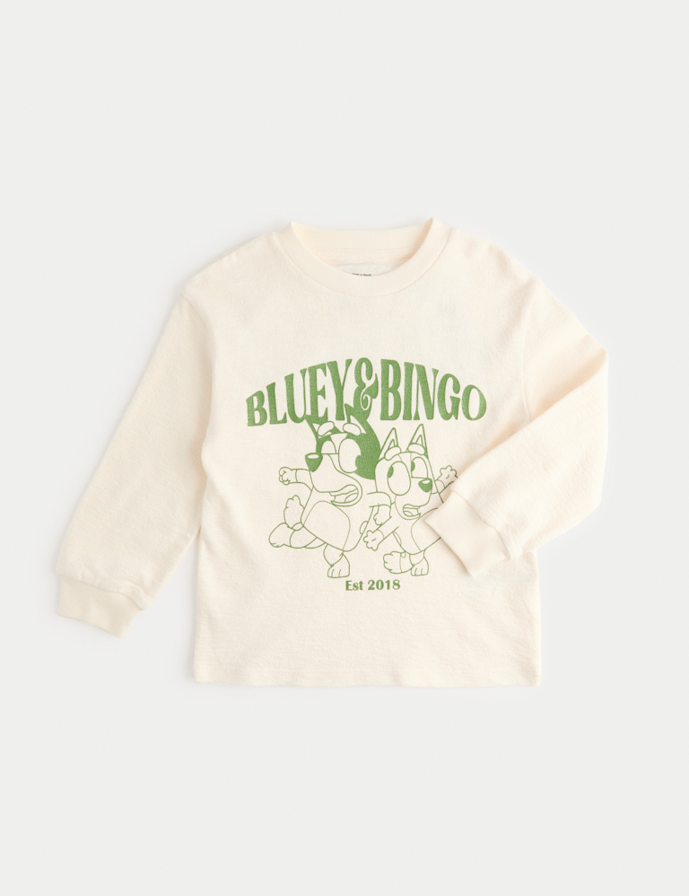 Pure Cotton Bluey™ Top (2-8 Yrs) Pure Cotton Bluey™ Top (2-8 Yrs)