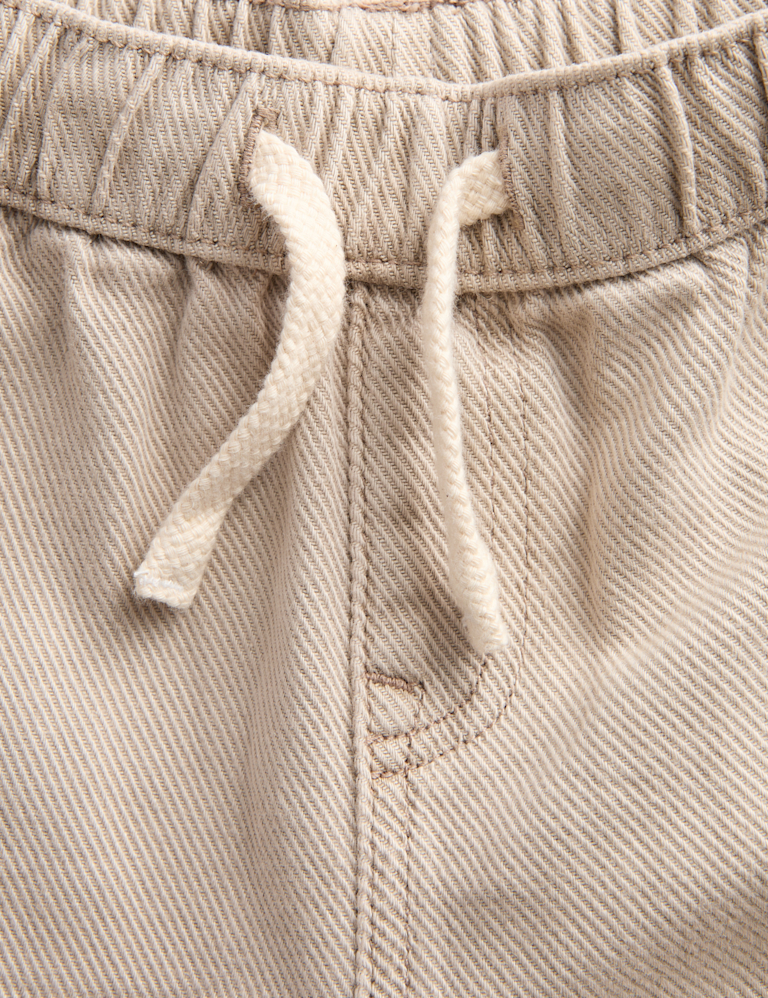 Relaxed Denim Cargo Jeans (2-8 Yrs)