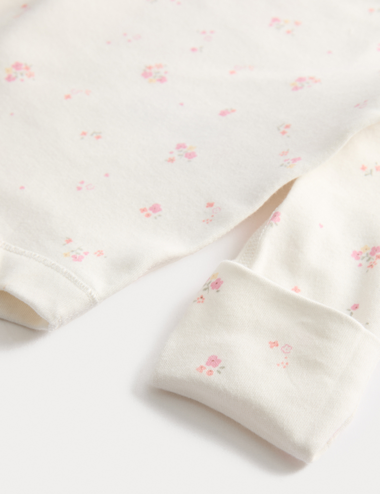 7pk Pure Cotton Floral Bodysuits (0-3 Yrs)