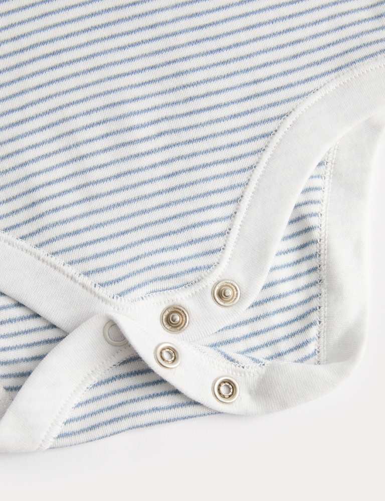 7pk Cotton Rich Bodysuits (0-3 Yrs)