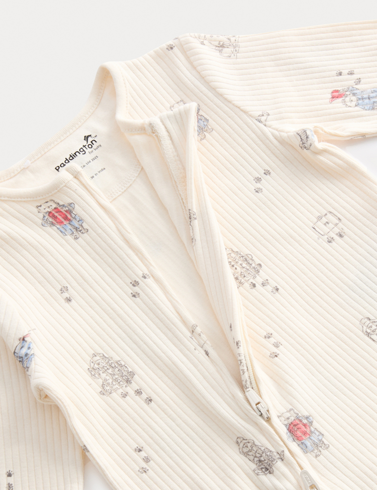 2pk Cotton Rich Paddington™ Sleepsuits (6½lbs-3 Yrs)