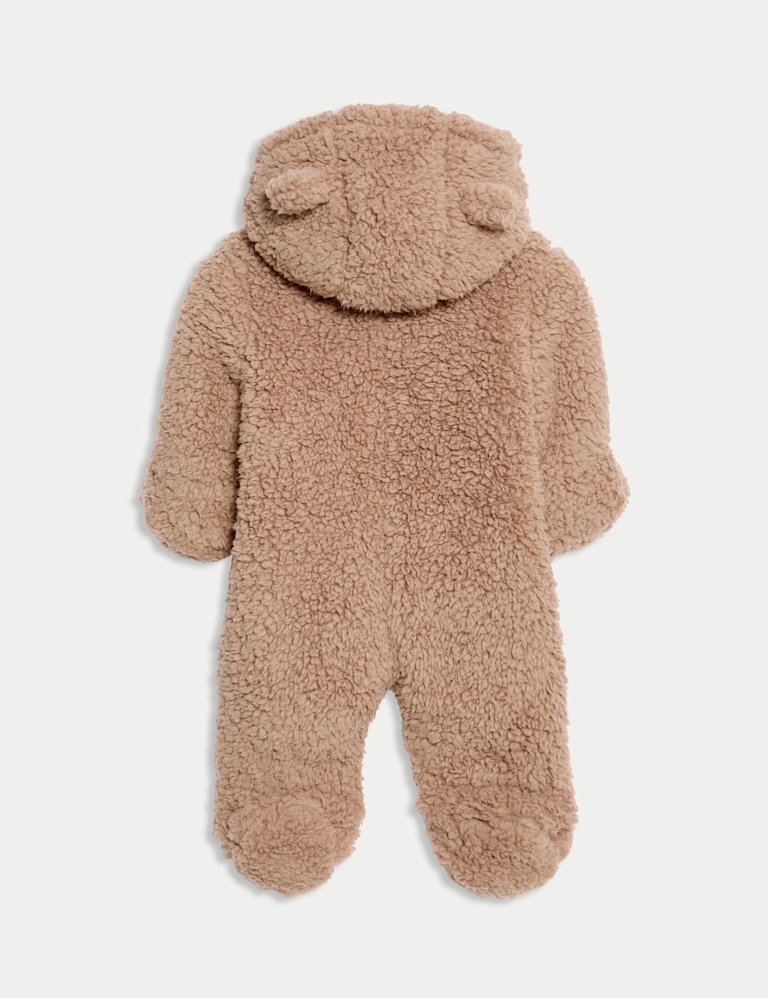 Borg Zip Pramsuit (0-12 Mths)