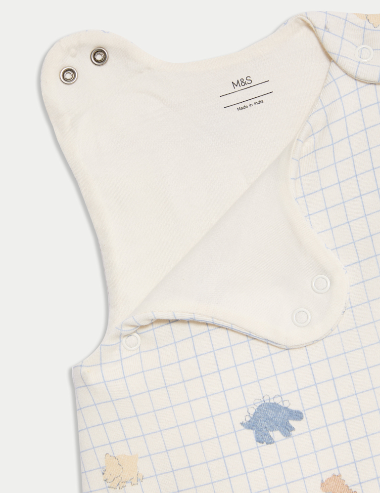 Pure Cotton 2.5 Tog Dinosaur Sleeping Bag (0-36 Mths)