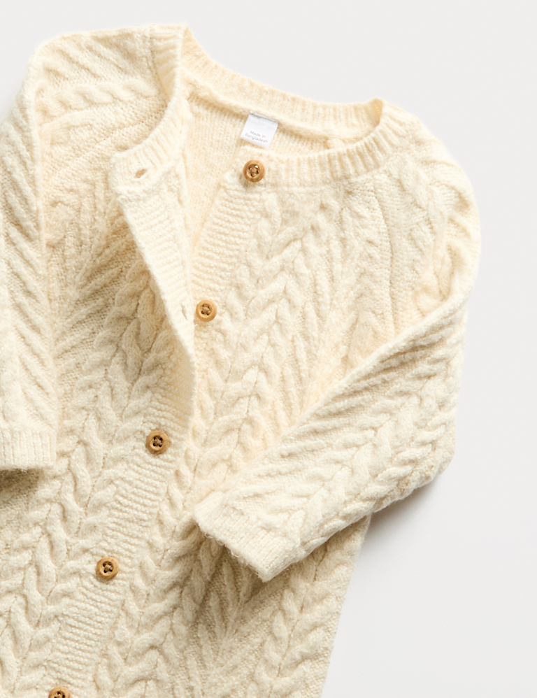 2pc Cable Knitted Outfit (0-12 Mths)