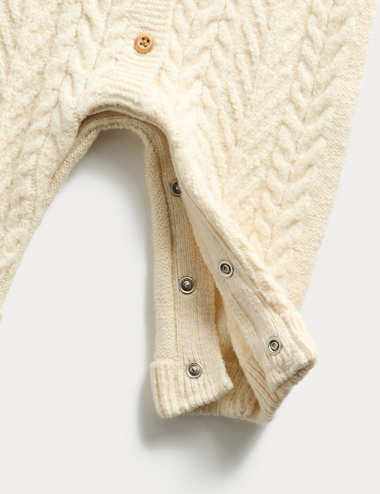 2pc Cable Knitted Outfit (0-12 Mths)