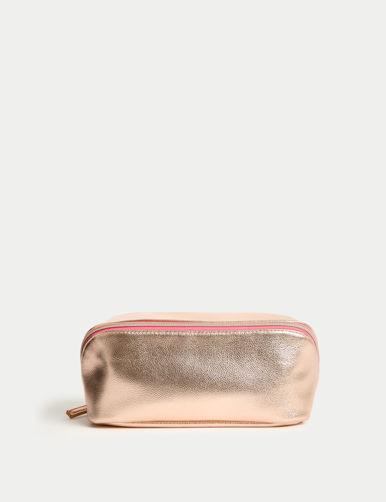 Wide Opening Travel Makeup Bag