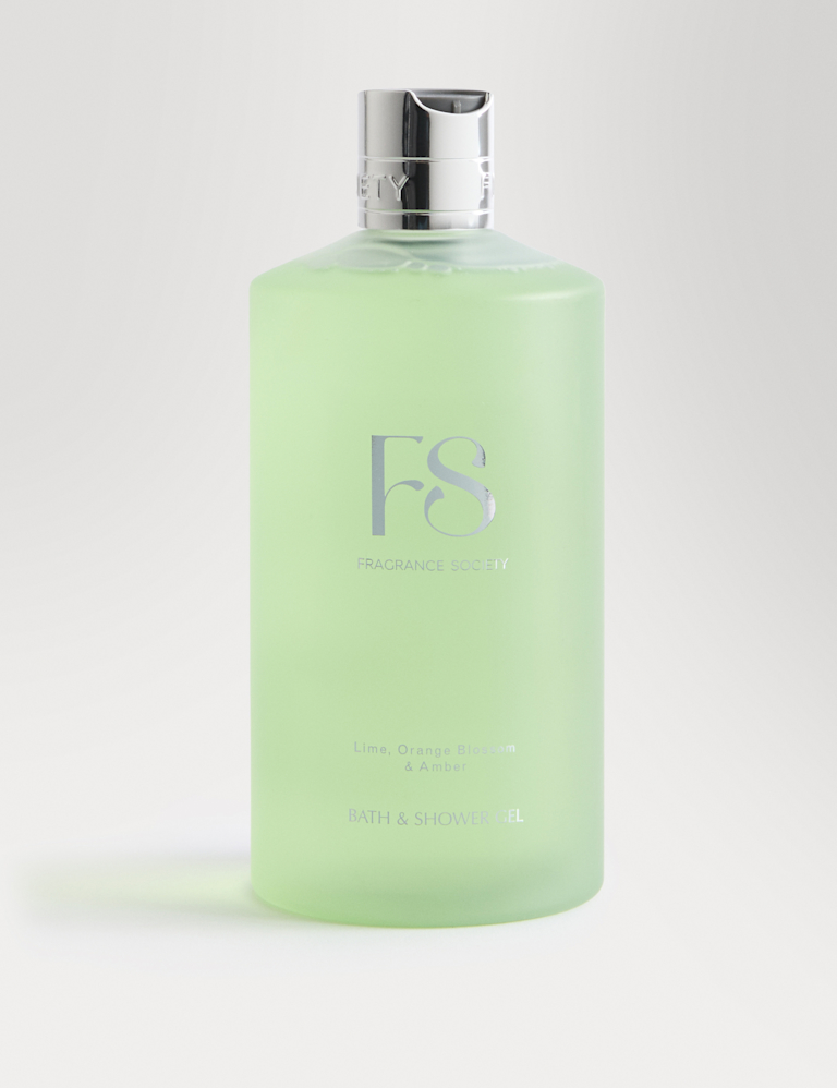 Lime, Orange Blossom & Amber Bath & Shower Gel 500ml