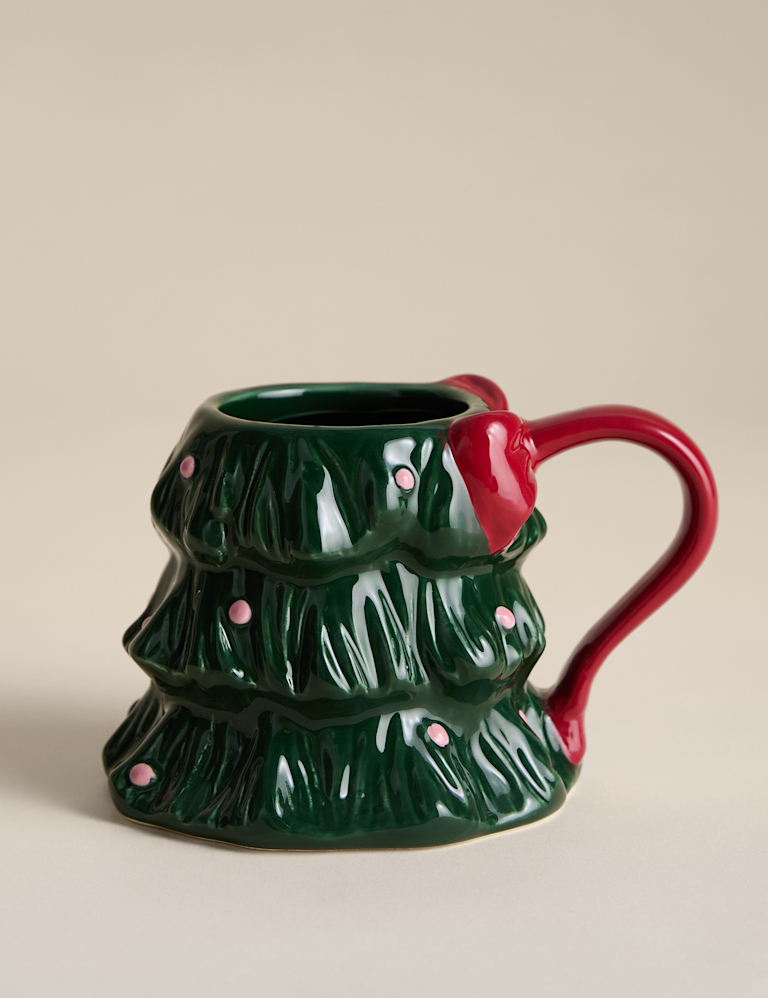 Christmas Tree Shaped Mug