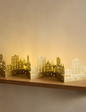 Light Up Townhouse Scene Decoration