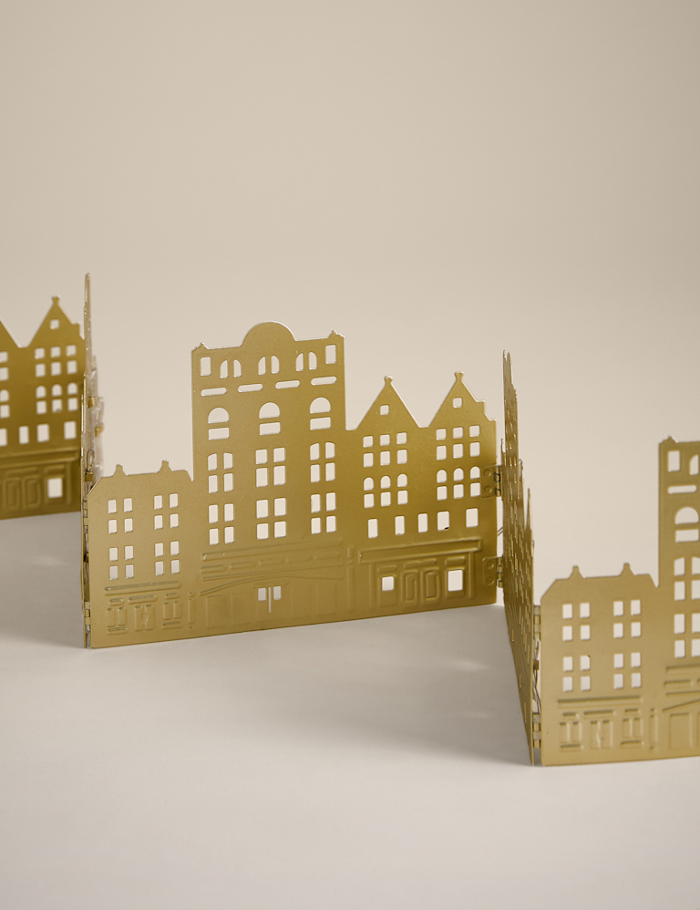 Light Up Townhouse Scene Decoration