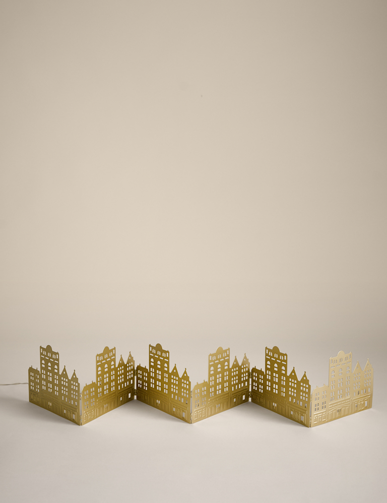 Light Up Townhouse Scene Decoration