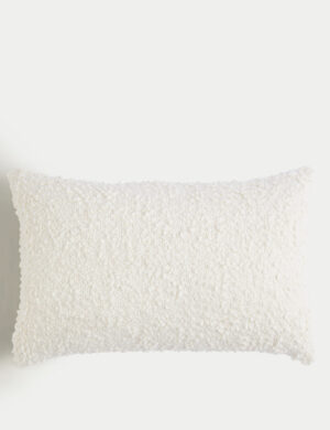 Pure Cotton Boucle Bolster Cushion
