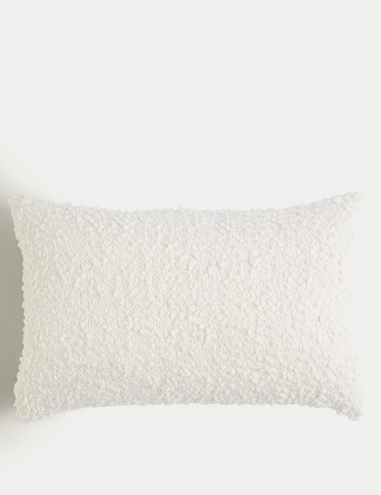 Pure Cotton Boucle Bolster Cushion