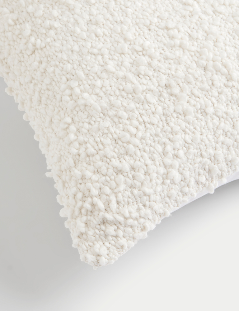 Pure Cotton Boucle Bolster Cushion