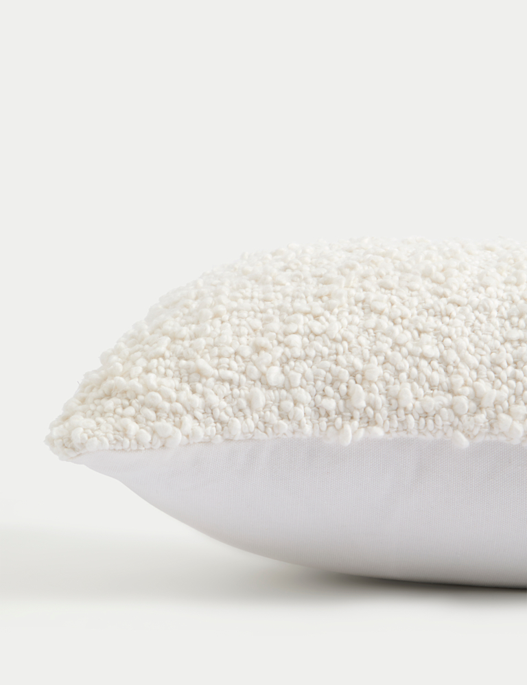 Pure Cotton Boucle Bolster Cushion