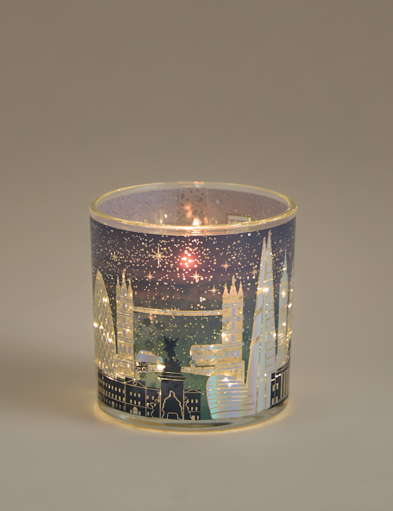 London Light Up Candle