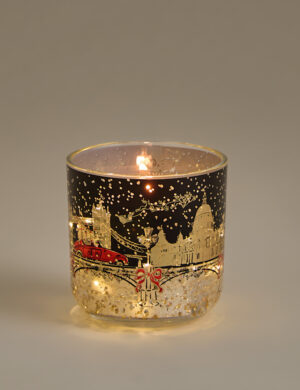 Mandarin Clove & Cinnamon Townhouse Light Up Candle