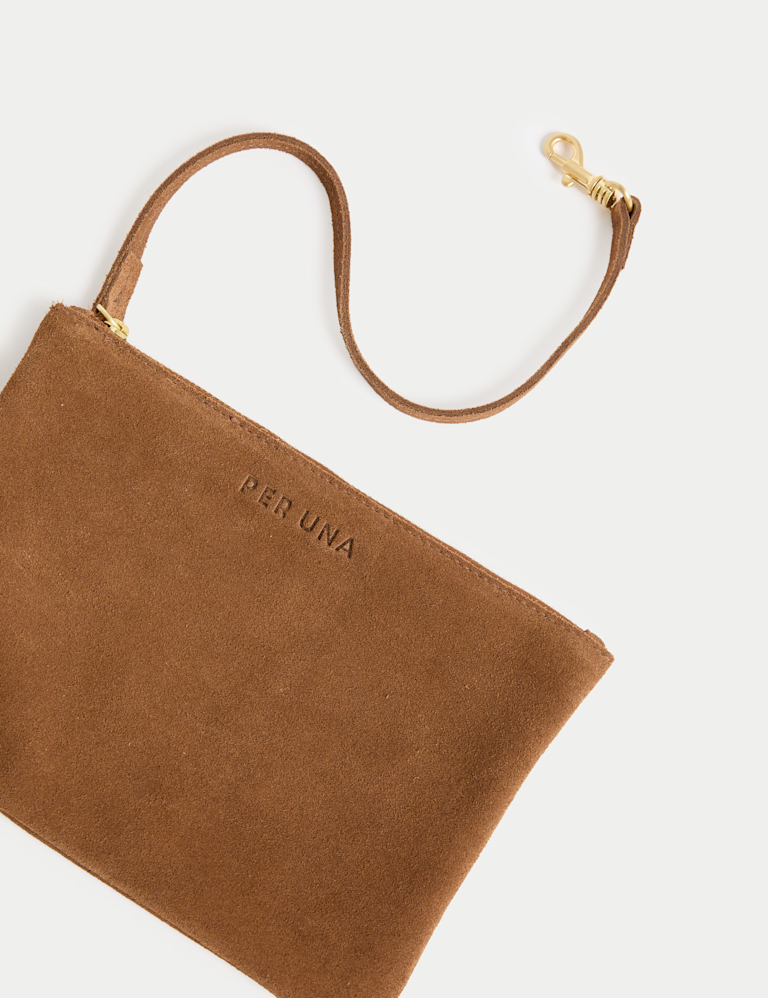 Suede Top Handle Shoulder Bag