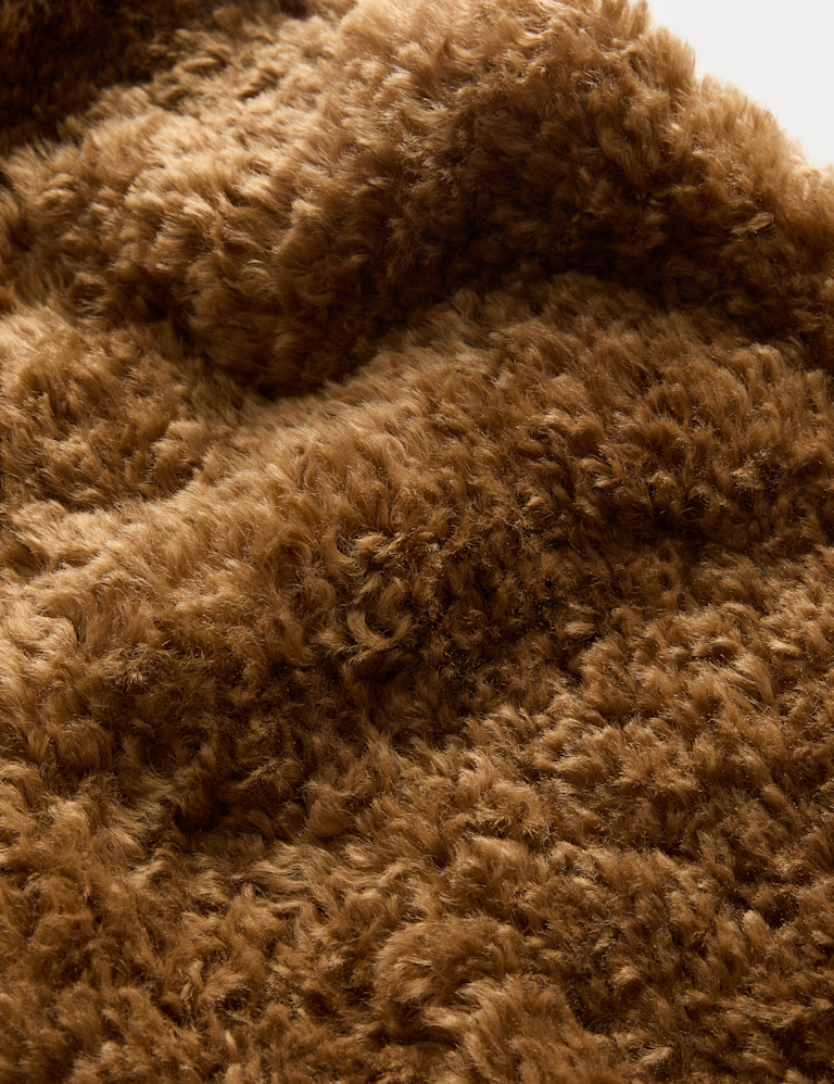 Faux Fur Shearling Casual Scarf