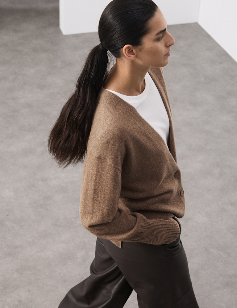 Pure Cashmere V-Neck Cardigan