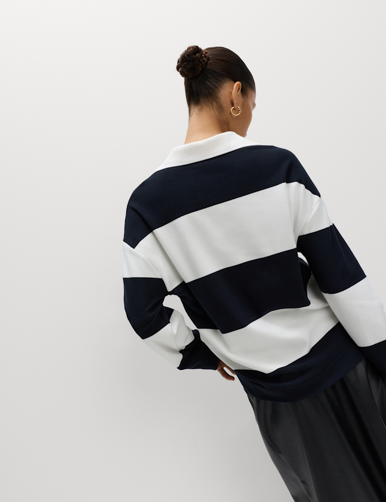 Striped Cosy Rugby Top