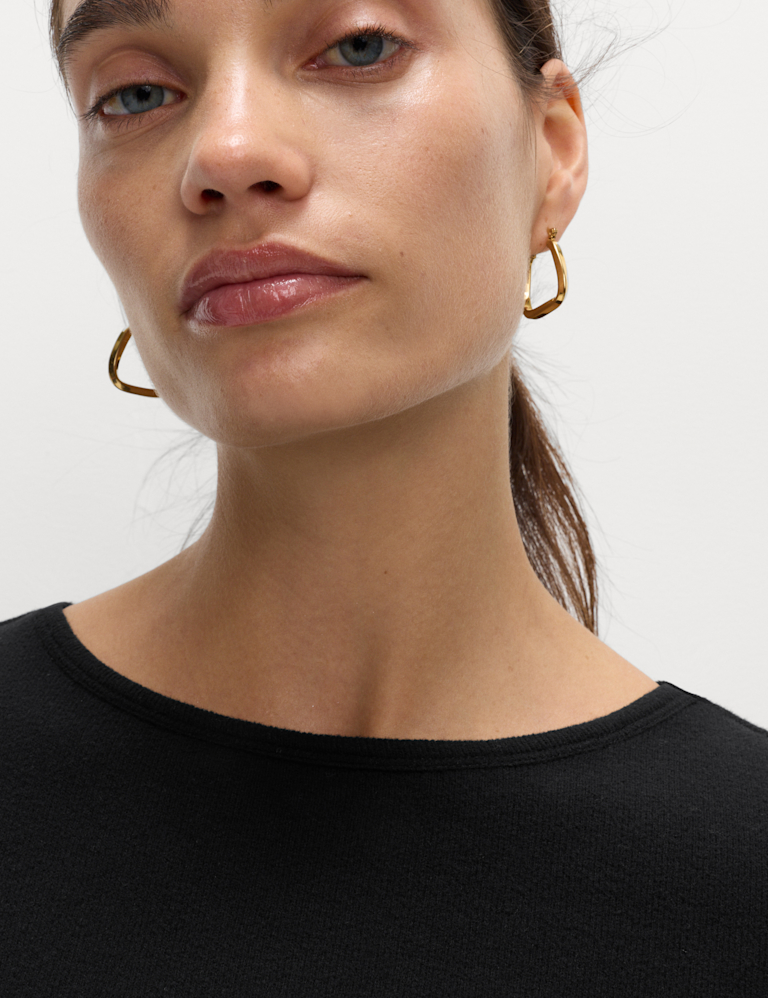 Cotton Rich Cosy Midi Column Dress