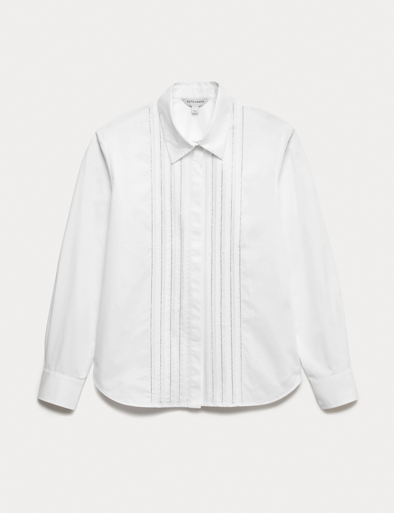 Pure Cotton Embellished Shirt