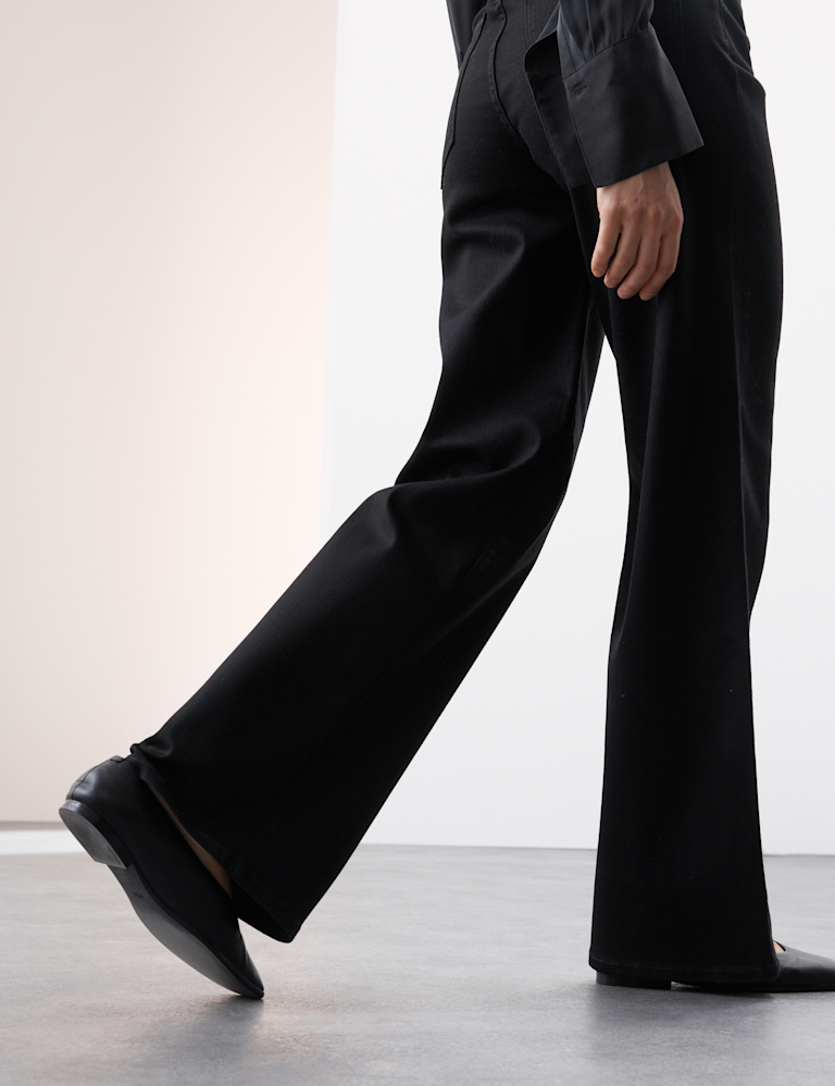 High Waisted Wide Leg Jeans