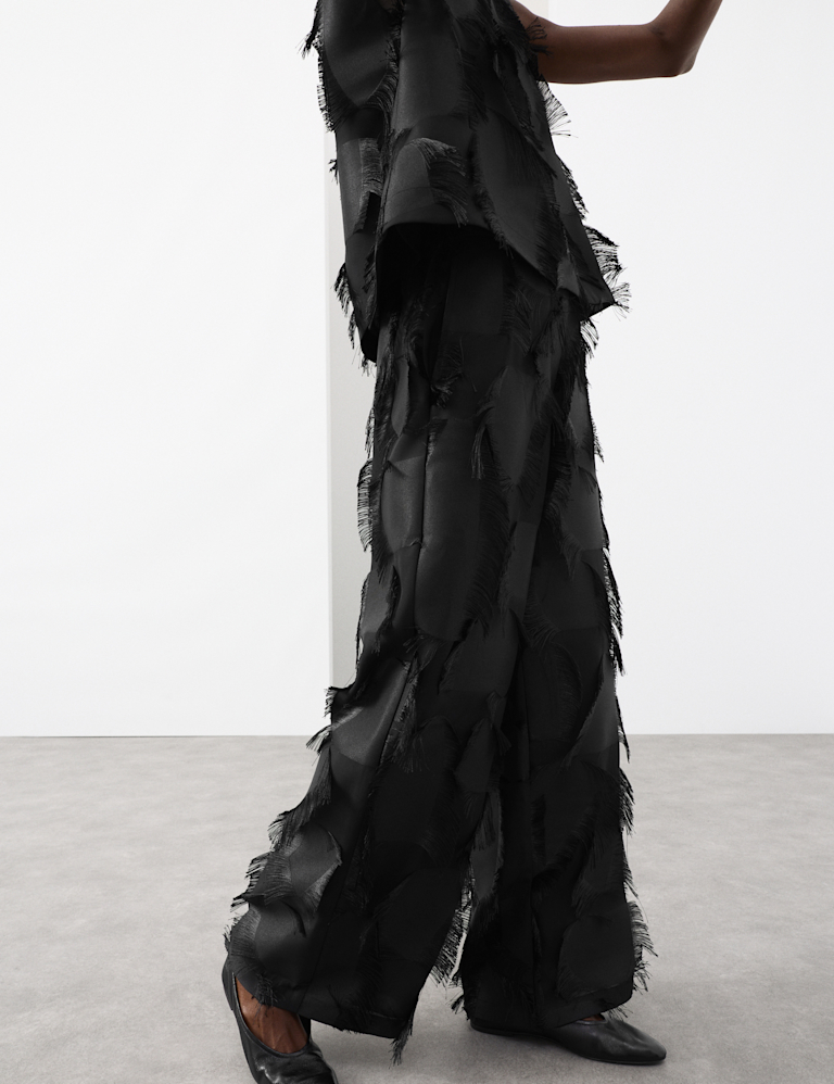 Fringe Wide Leg Trousers Fringe Wide Leg Trousers