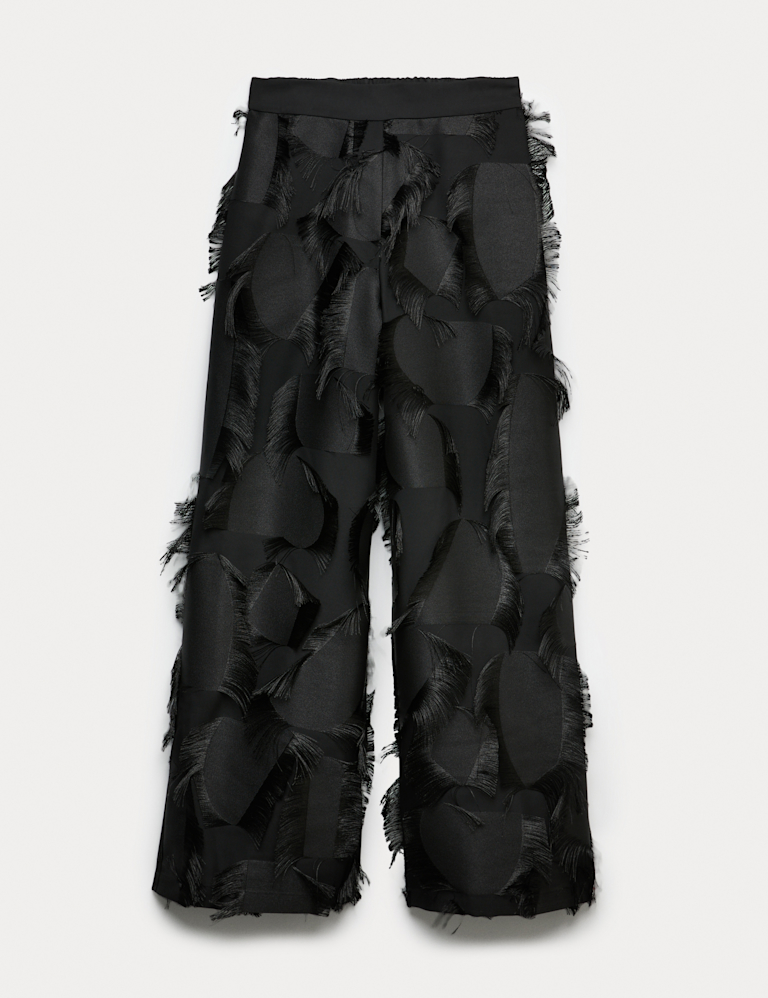 Fringe Wide Leg Trousers