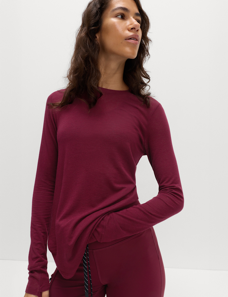 Lightweight Base Layer Top with Merino Wool